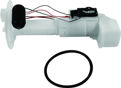 White plastic fuel pump assembly with black float for Kawasaki KAF400 Mule dac bearing kit