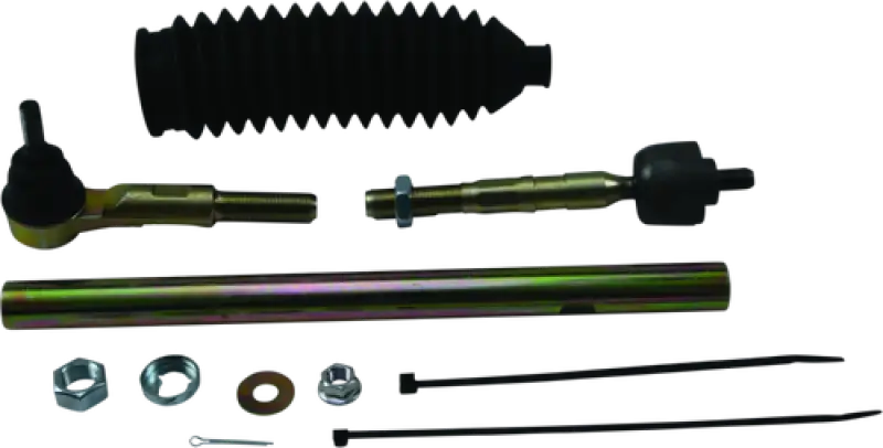 Automotive steering linkage components featuring tie rod and steering rack for Polaris RZR