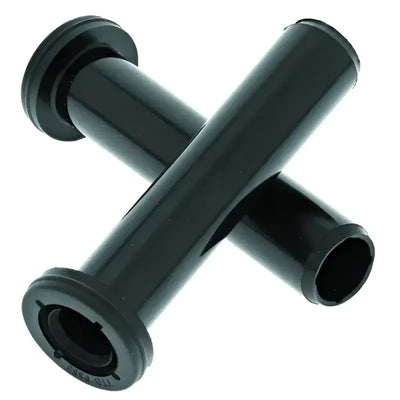 Black cylindrical flanged tubes for Polaris Sportsman lower A-arm kit repair