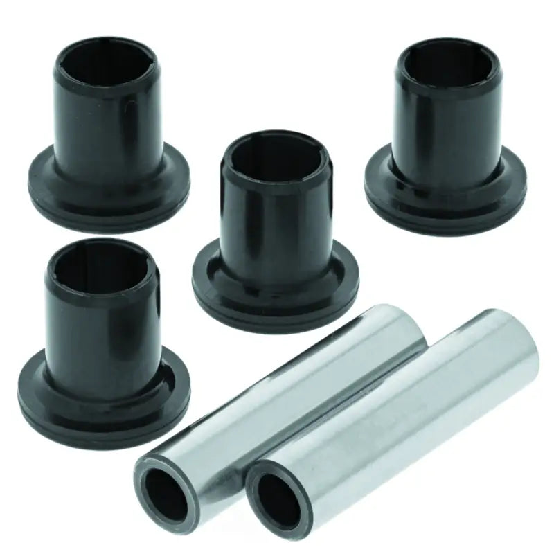 Black flanged bushings and metal sleeves for Polaris Sportsman lower A-arm kit front A-arm