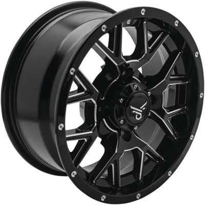 QuadBoss Barbwire 14X7 - 5 + 2 - 4/110 - Milled - 608573 - Wheels