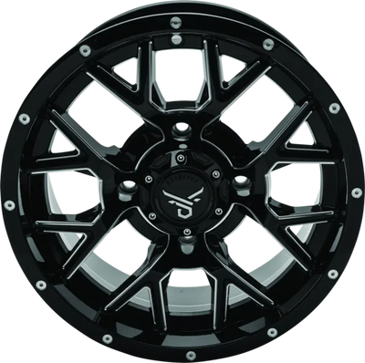 QuadBoss Barbwire 14X7 - 5 + 2 - 4/137 - Milled - 608577 - Wheels