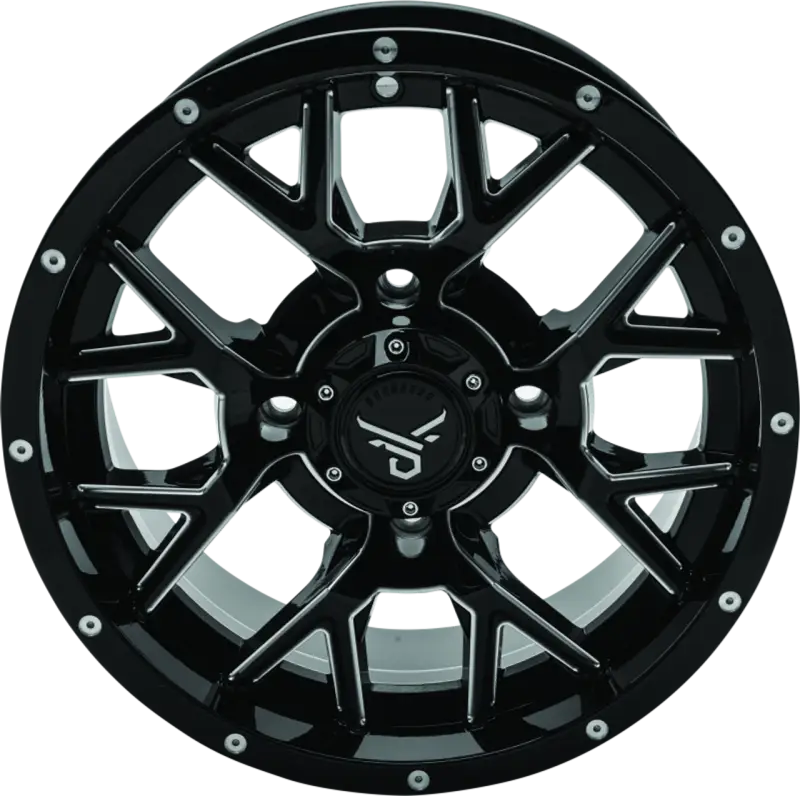 QuadBoss Barbwire 14X7 - 5 + 2 - 4/137 - Milled - 608577 - Wheels