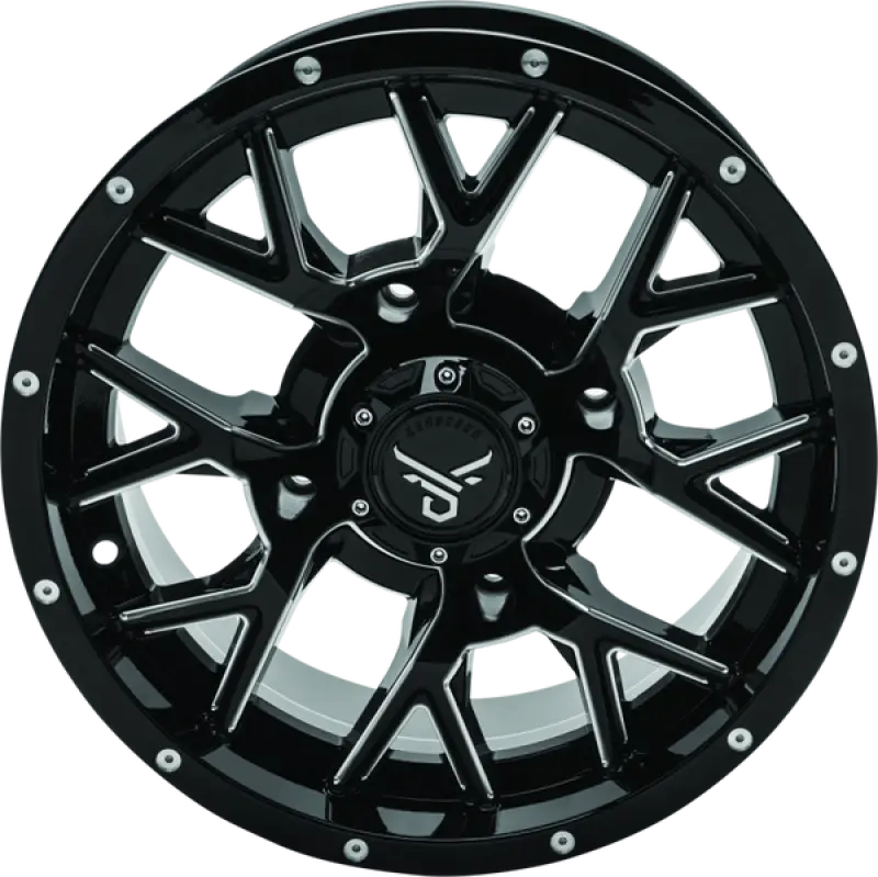 QuadBoss Barbwire 15X7 - 4 + 3 - 4/156 - Milled - 608580 - Wheels
