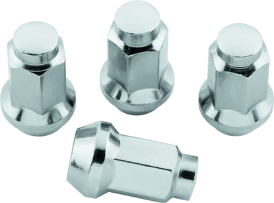 Chrome lug nuts from QuadBoss Lug for 3/8in-24 vehicles, box of 4