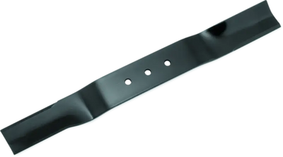 Black lawnmower blade for QuadBoss Mower 44/60 Idler Pulley ensuring optimal performance