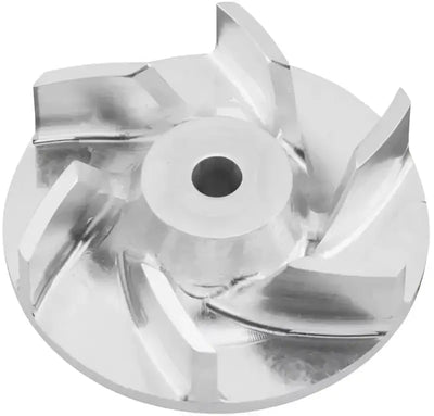 Shiny metal billet impeller from QuadBoss Polaris Billet Impeller 403165 for Polaris