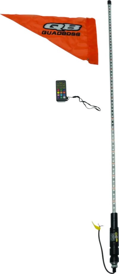 QuadBoss Qb 4Ft Clear Sngl Whip Rmte - 609658 - Lights