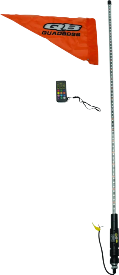 QuadBoss Qb 4Ft Clear Sngl Whip Rmte - 609658 - Lights