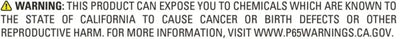 California Proposition 65 warning on QuadBoss QB Oil Pan Gasket oil pan replacement