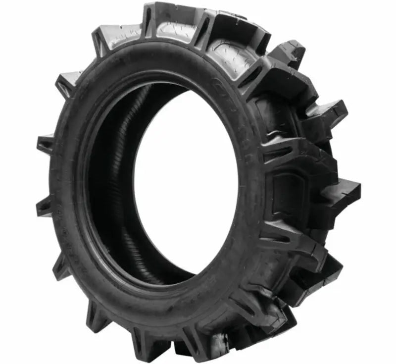 Black QuadBoss QBT680 Mud tire with deep wide-spaced lugs for off-road use