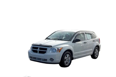 White Dodge Caliber with Quadboss Sprocket Hat Hi-Vis in the sprocket hat collection