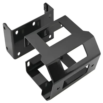 Black metal winch mounting brackets for John Deere Gator QuadBoss Wnch Mnt 568390
