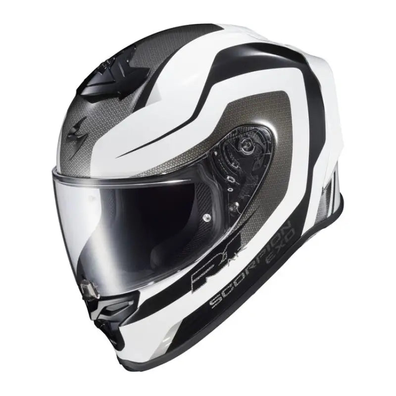 R1-1106 Scorpion Exo Exo-R1 Air Full Face Helmet Hive Gold/Black Xl - Helmets