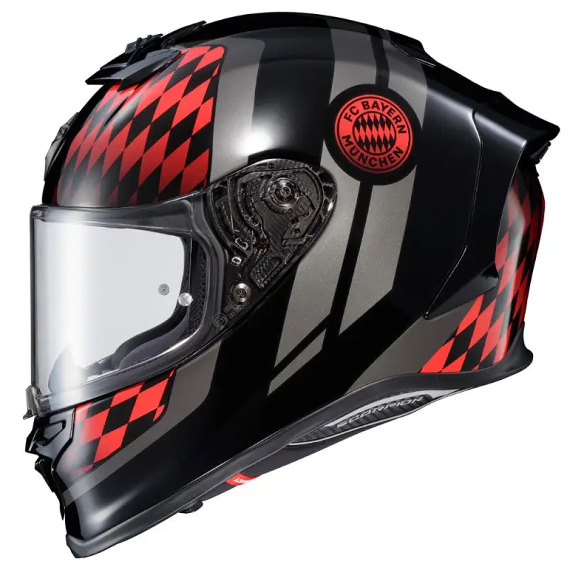 R1-1304 Scorpion Exo Exo-R1 Air Full Face Helmet Fc Bayern Munchen Md - Helmets