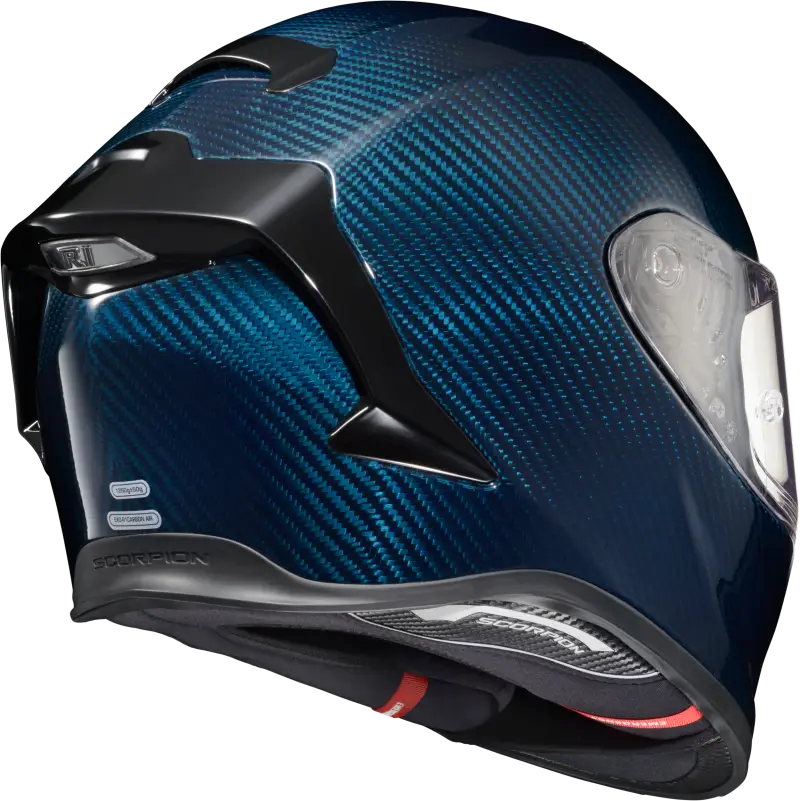 R1C-0202 Exo R1 Air Full Face Helmet Carbon Blue Xs - EXO-R1