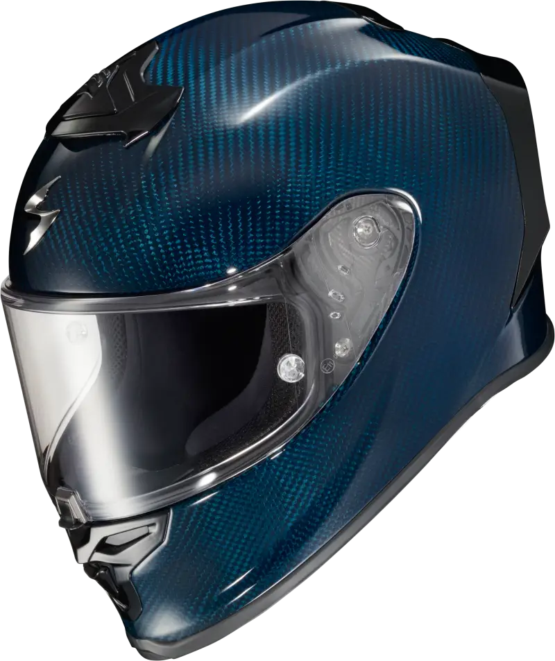 R1C-0203 Exo R1 Air Full Face Helmet Carbon Blue Sm - EXO-R1