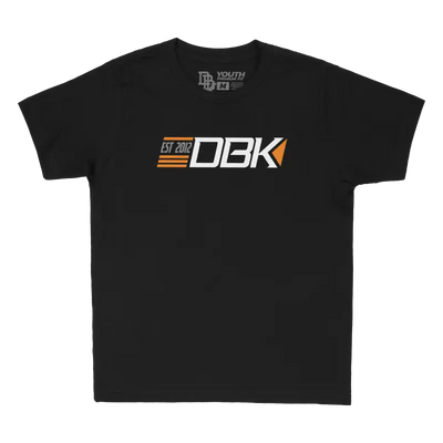 We Race Youth Tee Black Ys - DBK