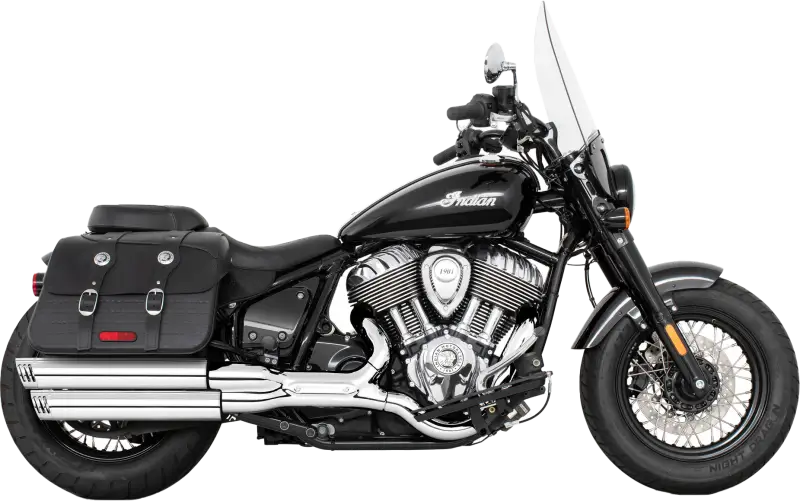 FREEDOM Racing Slip On 3.25" Indian Chief Ch/Bk for Powersports