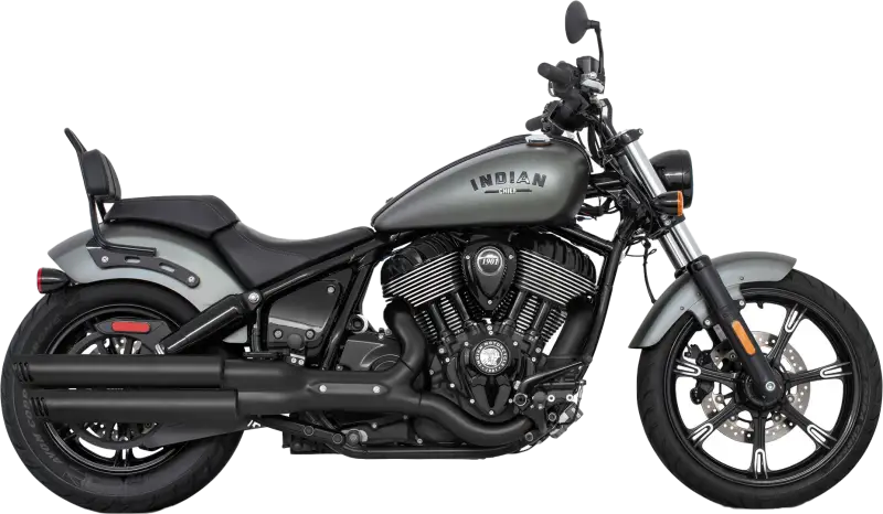 Racing Slip On 3.25" Indian Chief Ch/Bk 