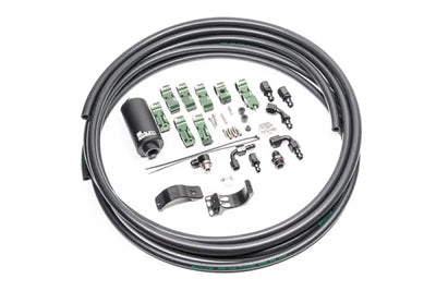 Radium Engineering Early Nissan Fuel Hanger Plumbing Kit Microglass Filter - Truck & Automotive