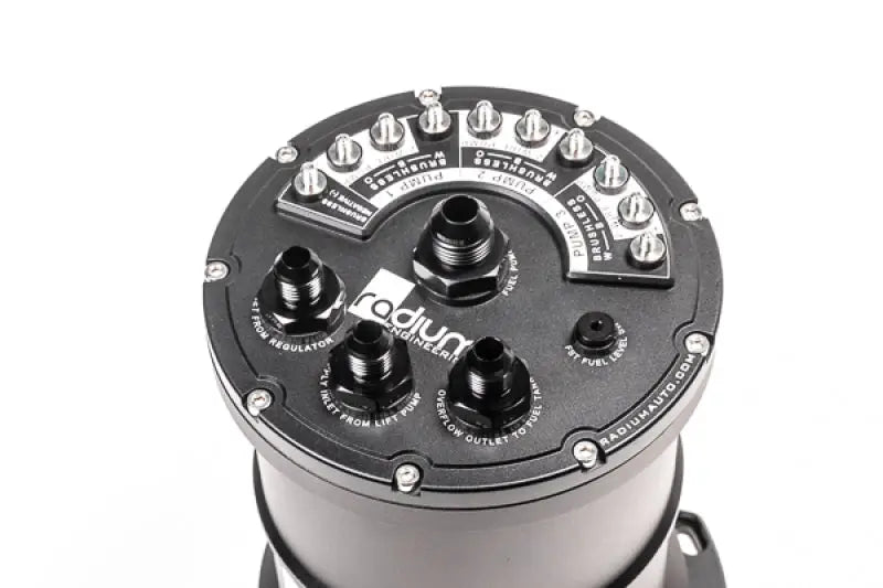 Radium Multi-Pump Fuel Surge Tank Fits Walbro GSS342 / AEM 50-1200 / DW4 (Pumps Not Included) - Delivery