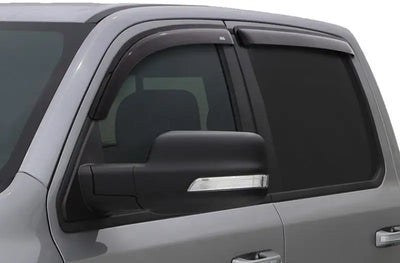 Rainguard Aerodynamic Design; Tape-On; Smoke; Acrylic; Set Of 4 - Truck & Automotive