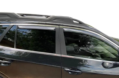 Rainguard Low Profile; In-Channel; Smoke; Acrylic; Set of 4 - Truck & Automotive