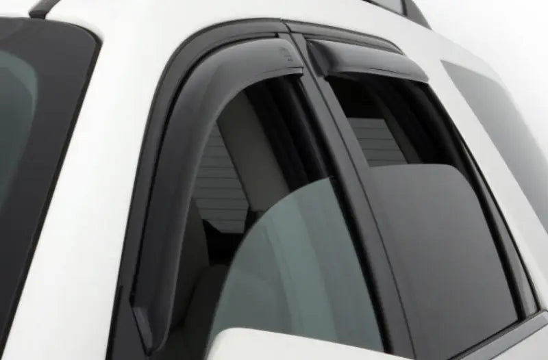 Rainguard Low Profile; In-Channel; Smoke; Acrylic; Set of 4 - Truck & Automotive