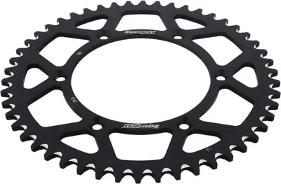 Black metal rear sprocket with 45 teeth for better chain life on RAL-245-50-BLK Yamaha
