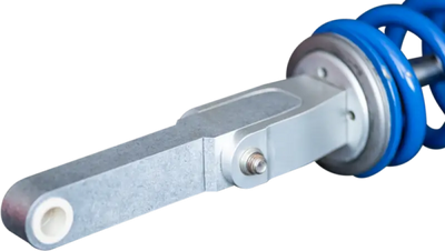 Blue spring shock absorber with silver mount for Rale Industries Suz Fit Kit