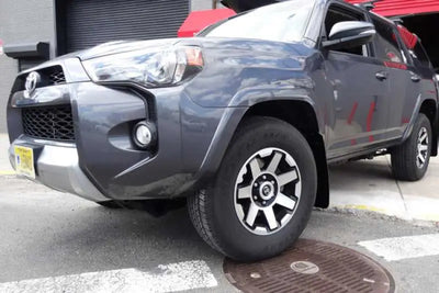 Rally Armor 12-19 Toyota 4Runner UR Black Mud Flap w/ Red Logo 