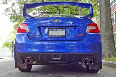 Rally Armor 15-18 Subaru WRX/STi Sedan UR Blue Mud Flap w/ White Logo 