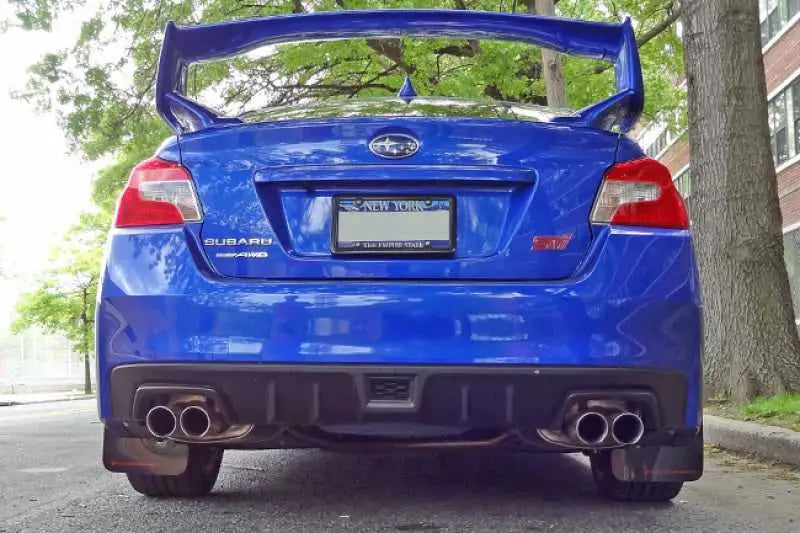 Rally Armor 15-18 Subaru WRX/STi Sedan UR Blue Mud Flap w/ White Logo 