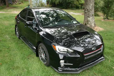 Rally Armor 15-18 Subaru WRX/STi Sedan UR Blue Mud Flap w/ White Logo 