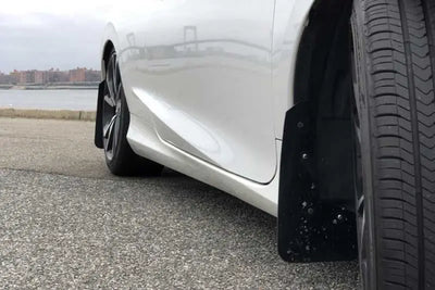 Rally Armor 16-19 Honda Civic Si UR Red Mud Flap w/ Black Logo 