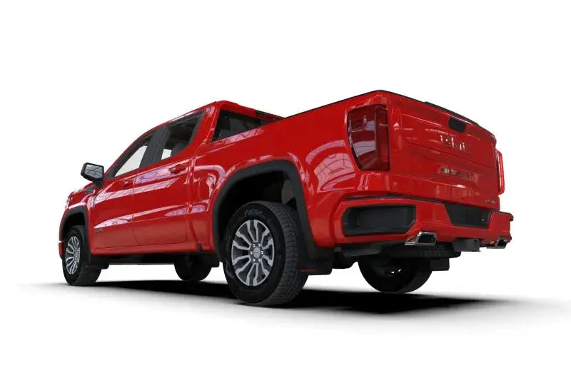 Rally Armor 19-24 GMC Sierra 1500 AT4 Black UR Mud Flap w/ Metallic Logo - Body & Protection