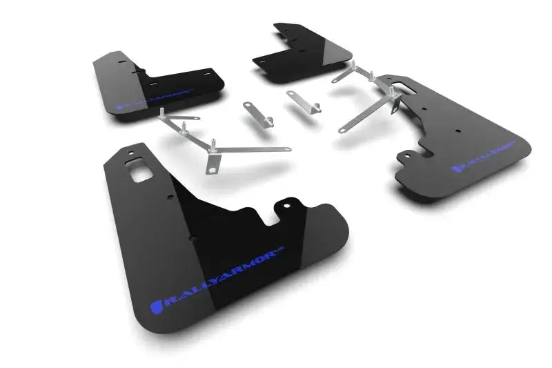 Rally Armor 2022 + Subaru BRZ / Toyota GR86 Black UR Mud Flap w/ Blue Logo - Body & Protection
