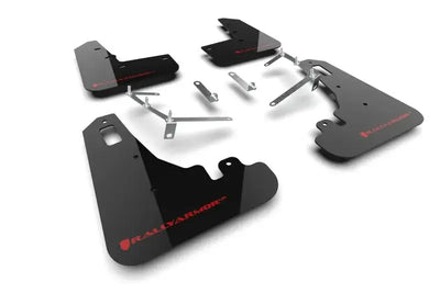 Rally Armor 2022 + Subaru BRZ / Toyota GR86 Black UR Mud Flap w/ Red Logo - Body & Protection