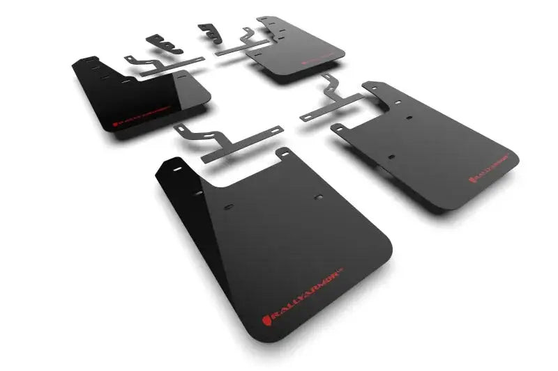 Rally Armor 2022 + Toyota Tundra Black UR Mud Flap w/ Red Logo - Body & Protection