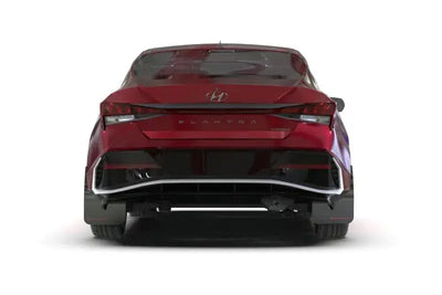 Rally Armor 2024 Hyundai Elantra Black Mud Flap Metallic Logo - Body & Protection