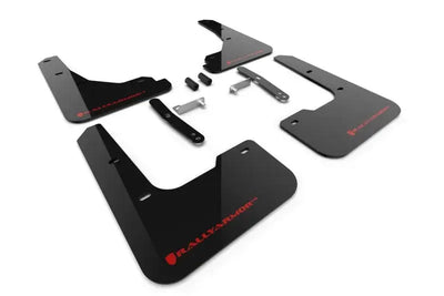 Rally Armor 2024 Hyundai Elantra Black Mud Flap Red Logo - Body & Protection