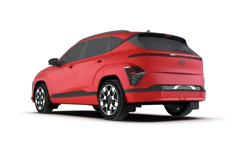 Rally Armor 2024 Hyundai Kona EV Black UR Mud Flap - Metallic Logo - Body & Protection