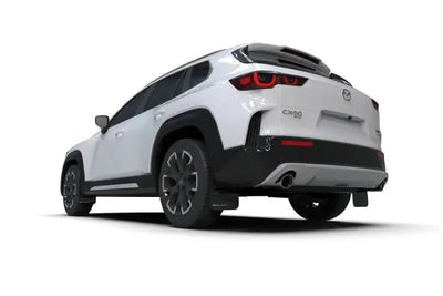 Rally Armor - 2024 Mazda CX-50 Black UR Mud Flap W/White Logo (Will Not Fit CX-5) - Body & Protection