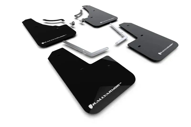 Rally Armor - 2024 Mazda CX-50 Black UR Mud Flap W/White Logo (Will Not Fit CX-5) - Body & Protection