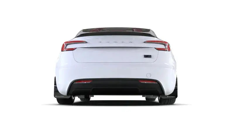 Rally Armor 2024 Tesla Model 3 Highland Black UR Mud Flap Red Logo - Body & Protection
