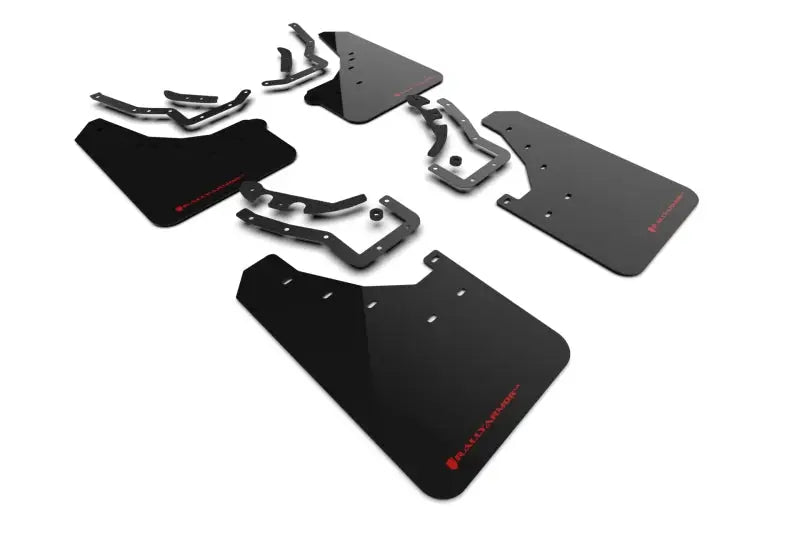 Rally Armor 2024 Toyota Tacoma Gen 4 Black UR Mud Flap w/Red Logo - Body & Protection