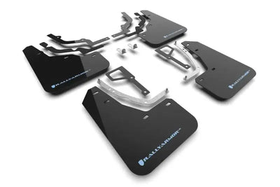 Rally Armor 2025 + Hyundai Ioniq 5 N Black Mud Flap w/ Light Blue Logo - Body & Protection