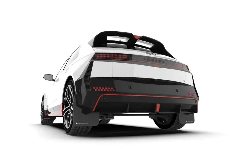 Rally Armor 2025 + Hyundai Ioniq 5 N Black Mud Flap w/ Light Blue Logo - Body & Protection