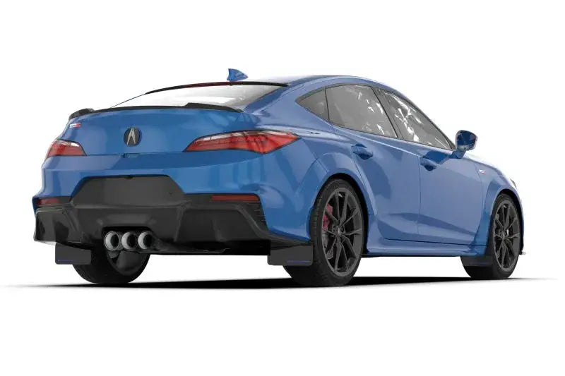 Rally Armor 23-24 Acura Integra + A-Spec Black UR Mud Flap W/Dark Grey Logo (No Drill Req) - Body & Protection